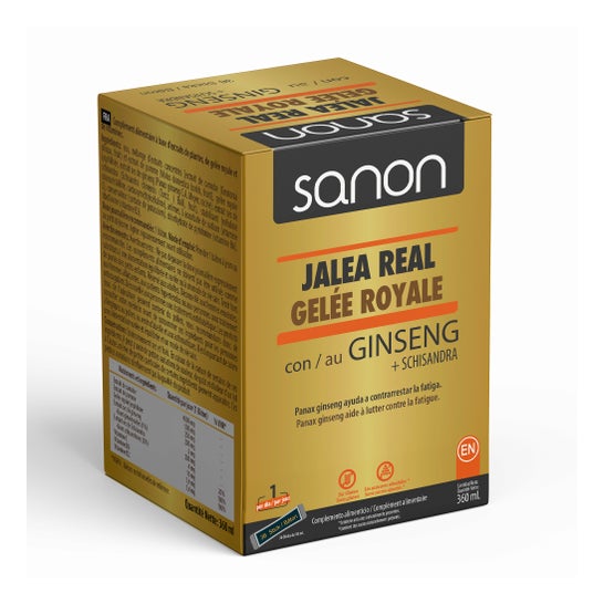 Sanon Geleia Real com Ginseng + Schisandra 36 sticks