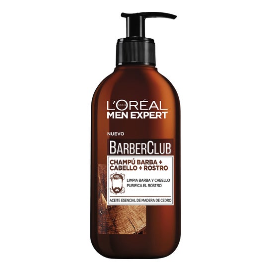 L'Oreal Men Expert Barber Club Shampoo de Cabelo com Cara de Urso 200ml