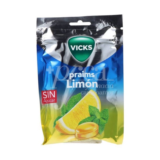 Vicks Lemon Hard Candy com Mentol 72g