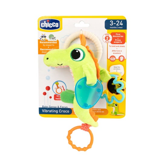 Chicco Chocalho de Tecido Crocodilo 1 unid.