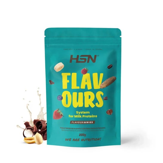 HSN Saborizante en Polvo para Proteínas Lácteas Chocolate y Cacahuete 200g