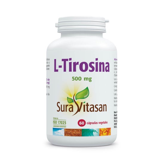 Sura Vitasan L-Tirosina 500mg 60 cápsulas