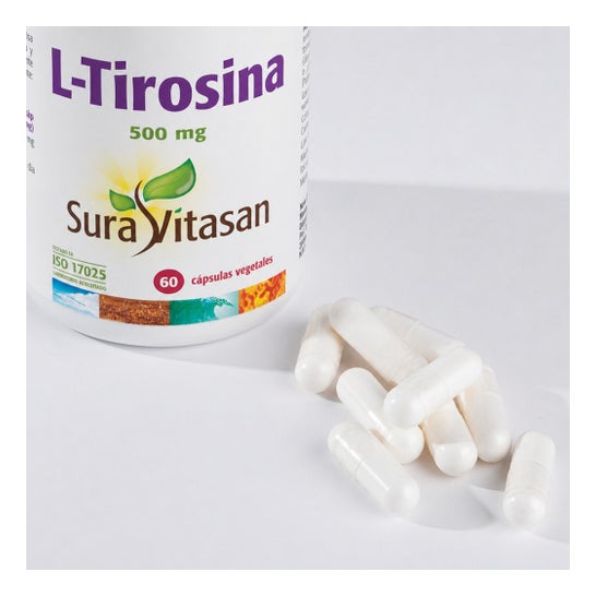 Sura Vitasan L-Tirosina 500mg 60 cápsulas