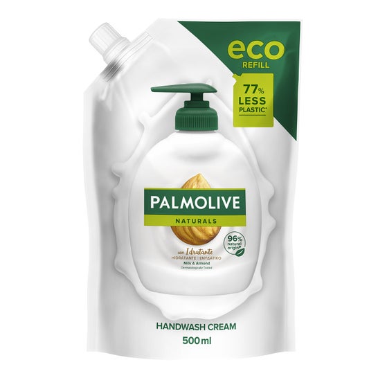 Palmolive Naturals Leite e Amêndoa Sabonete Refil 500ml