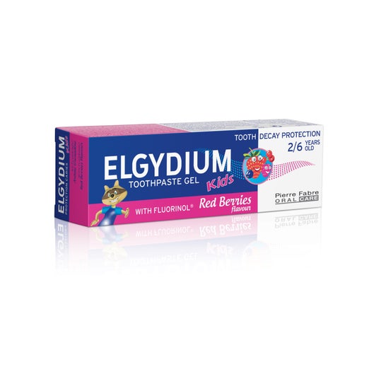 Elgydium Kids gel frutas vermelhas 50ml