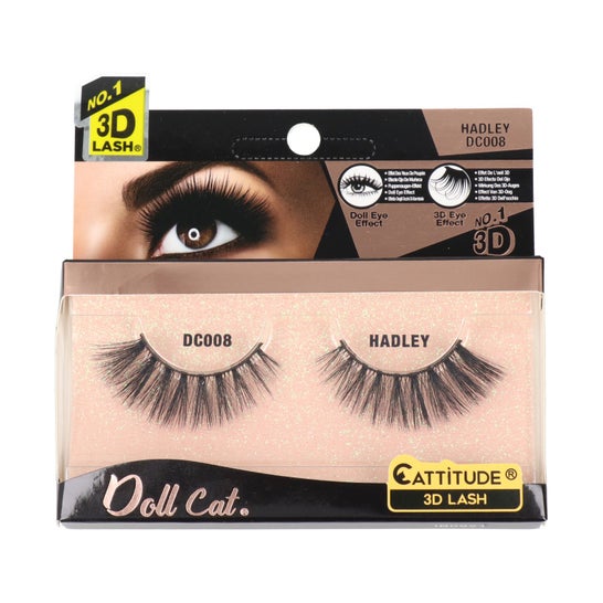 Ebin New York Doll Cat Cattitude 3D Lash Hadley 1 Par