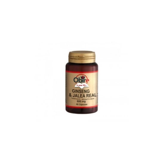 Obire Ginseng e Geléia Real 600mg 60cáps