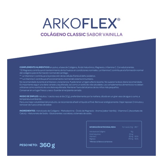 Arkoflex Colágeno Baunilha 360 + 360 Gr