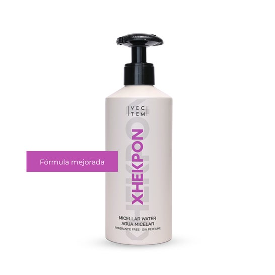 Xhekpon água micelar com colágeno e Aloe Vera, 400 Ml