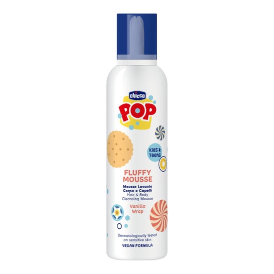 Chicco Pop Fluffy Espuma Corporal Capilar Baunilha 200 ml