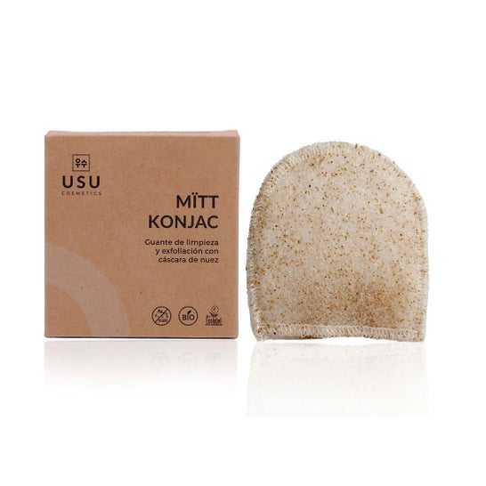 Usu Cosmetics Mïtt Konjac Luva Facial Limpeza Esfoliaç 1 Unidade