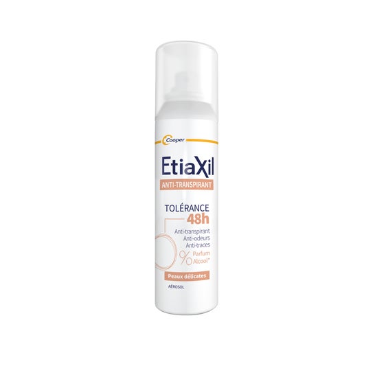 Etiaxil Anti-transpirant Transpiration Modérée Tolérance Aérosol 150ml