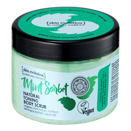 Natura Siberica Exfoliante Corporal Tonificante de Menta Sorbet 300ml
