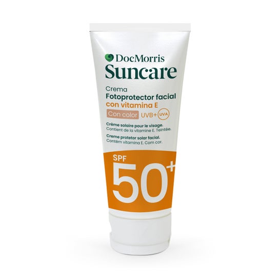 DocMorris Suncare Fotoprotector Crema Facial SPF50+ Con Color 50ml