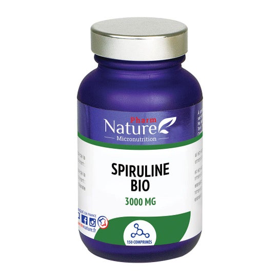 Pharm Nature Micronutrition Espirulina Orgánica 3000 MG 150comp