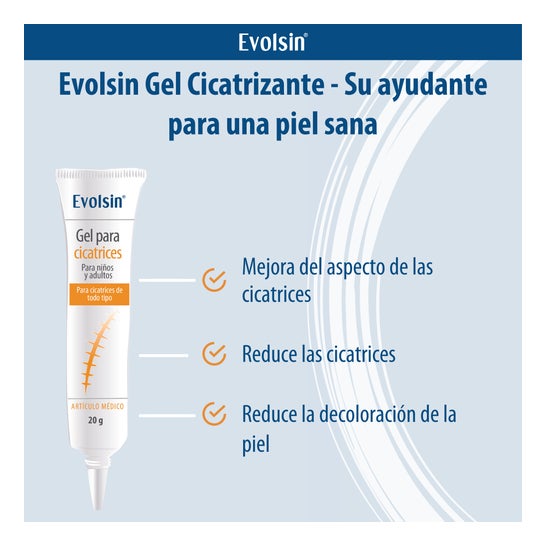 Evolsin Narben Gel para Cicatrizes 20g