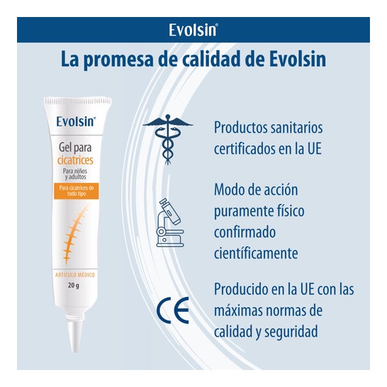 Evolsin Narben Gel para Cicatrizes 20g