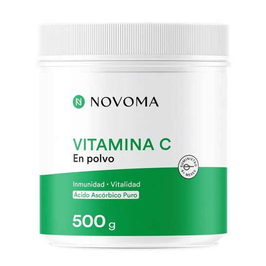 Novoma Vitamine C en poudre - Acide L(+) Ascorbique - Pot 500 Nutrivita, 500gr