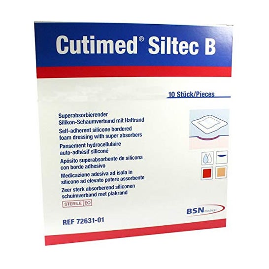 Cutimed Siltec B Painéis 7X10Cm 10