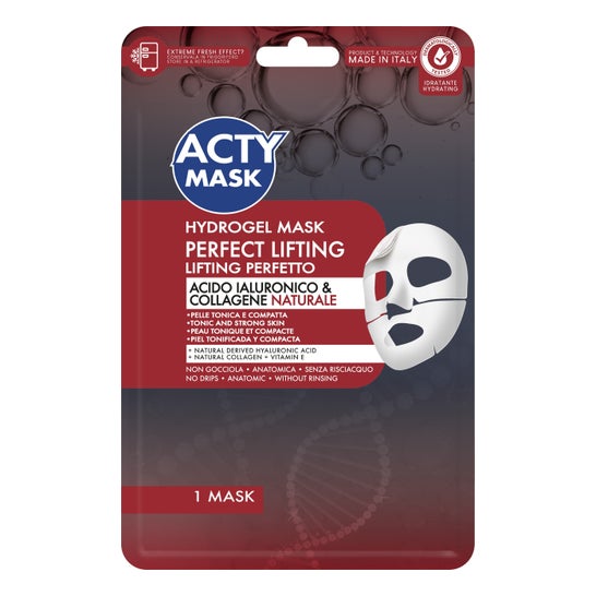Máscara Acty Ácido Hialurónico Máscara Hidrogel de Elevação