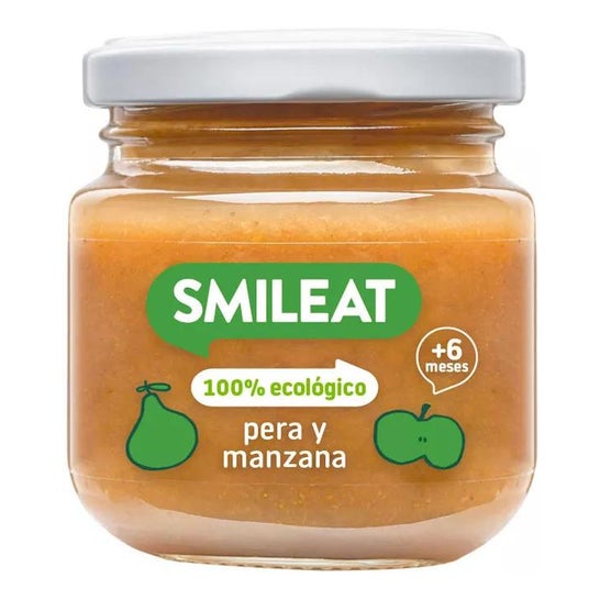Pêra De Smileat E Frasco De Maçã 100% Ecológico 130g