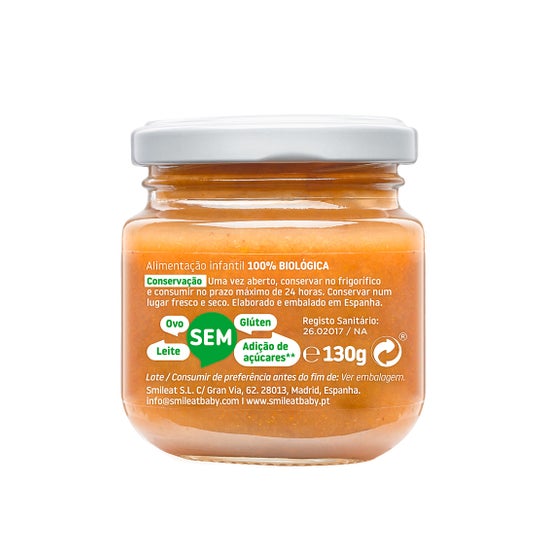 Pêra De Smileat E Frasco De Maçã 100% Ecológico 130g