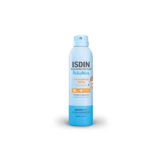 Fotoprotector Pediátrico ISDIN SPF50+ Molhado Transparente 250ml