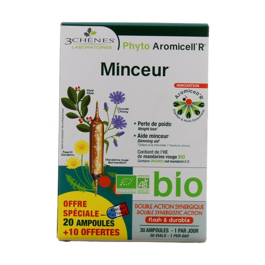 Les 3 Chênes Phyto Aromicell'R Minceur 30 Ampolas