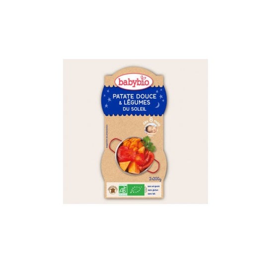 Babybio Good Night Bowls Batata Doce Orgânica em 8 meses 2 x 200g