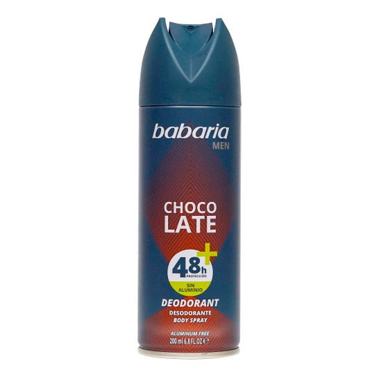 Babaria Deodorant Body Spray Homens De Chocolate 200ml