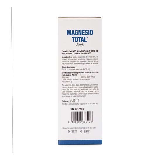 Ana Maria Lajusticia Magnésio Total sabor limão 200ml