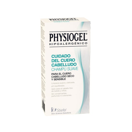 Physio gel shampoo de couro cabeludo seco macio e sensível 250ml
