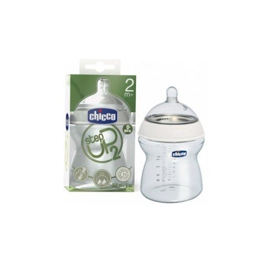 Chicco ™ mamadeira Step Up mamilo silicone boca larga fluxo normal 150ml 1ud