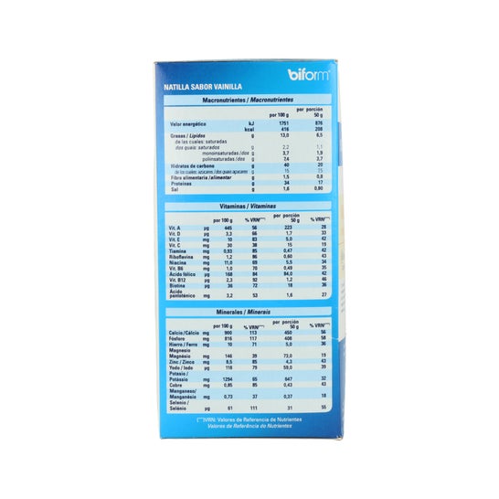 Bifado de baunilha biforme 6 sobresx50g