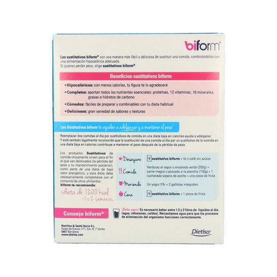 Bifado de baunilha biforme 6 sobresx50g
