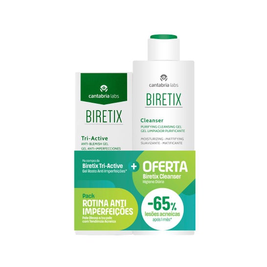 Biretix Pack Tri-Active Gel + Oferta Biretix Cleanser 200 ml