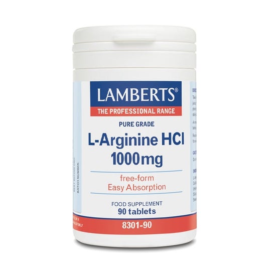 Lamberts L-arginina Hci 1000mg 90 comprimidos