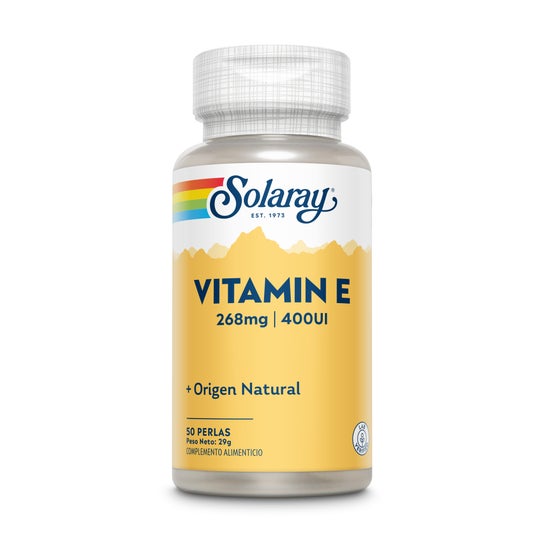 Solaray Vitamina E 400IU 50 Pérolas