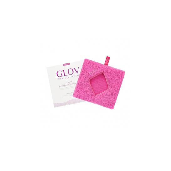 Glov Comfort Removedor de Maquiagem Rosa Luva Microfibra