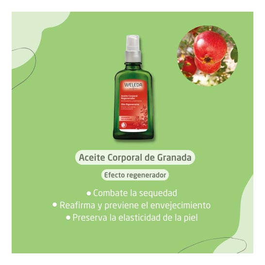 Weleda óleo corporal de romã 100ml