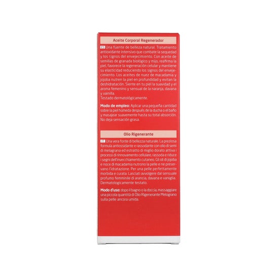 Weleda óleo corporal de romã 100ml