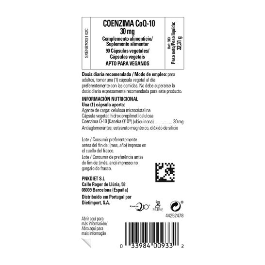 Coenzima Solgar Q10 30mg 90caps. Vegetal