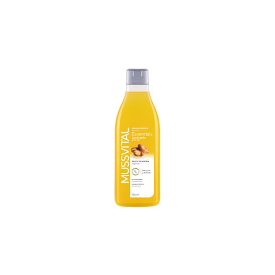 Mussvital banho gel argan óleo e vitamina F 750ml