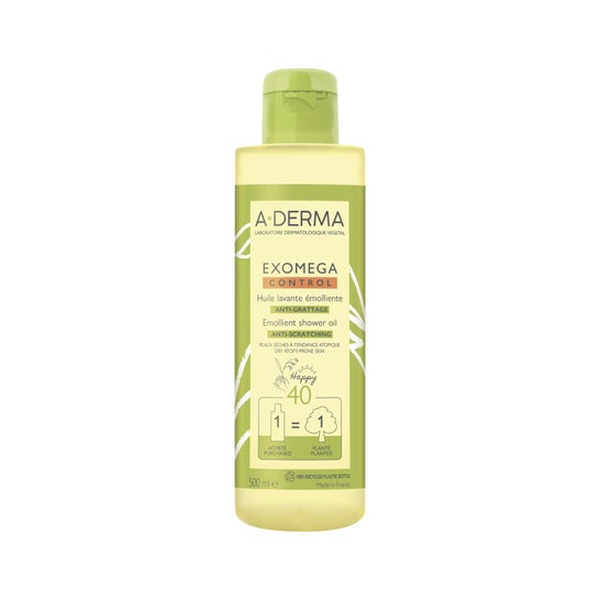 A-Derma Exomega Control Gel Lavante Emoliente 2 em 1 Corpo e Cabelo 200ml