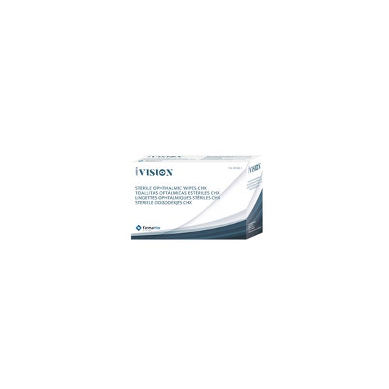 Ivision Toalhetes Oftálmicos Estéreis CHX 20 unid.