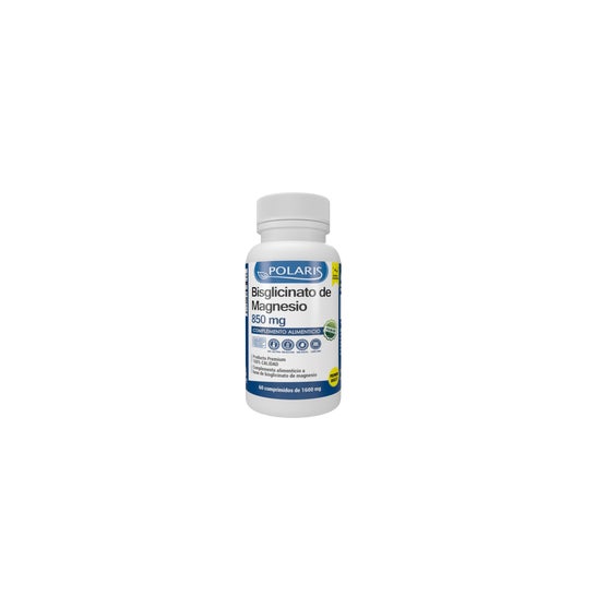 Polaris Bisglicinato Magnésio 850mg 60comp