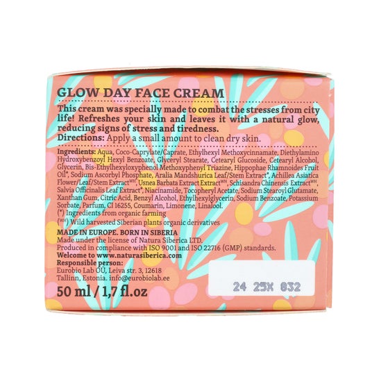 Natura Siberica Creme de Dia Iluminador 50ml