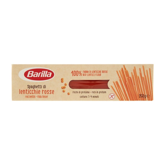 Barilla Espaguetis Lentejas Rojas Bio 250g