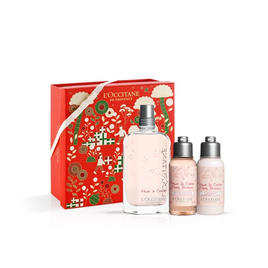 Conjunto de perfume de cerejeira L'Occitane Blossom