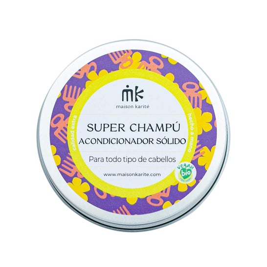 Maison Karite Champô Sólido Condicionador Zerowaste Lata 75 g